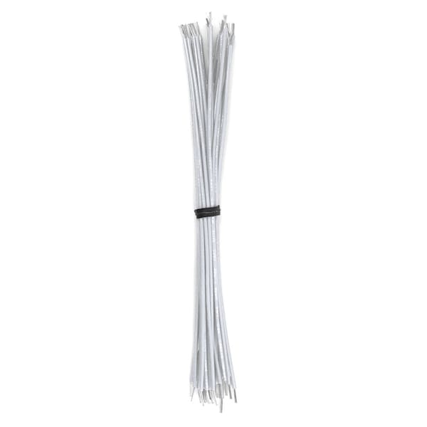Lead Wire, UL1061, 16 AWG, White, 2 ft, 500 PK